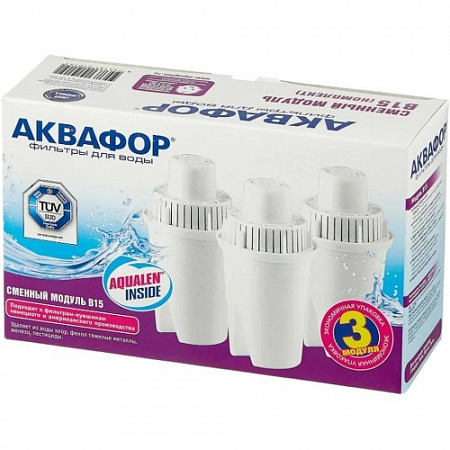 Картридж к Аквафору Кувшину В15 (пак 3) Картридж к Аквафору Кувшину В15 (пак 3) - фото